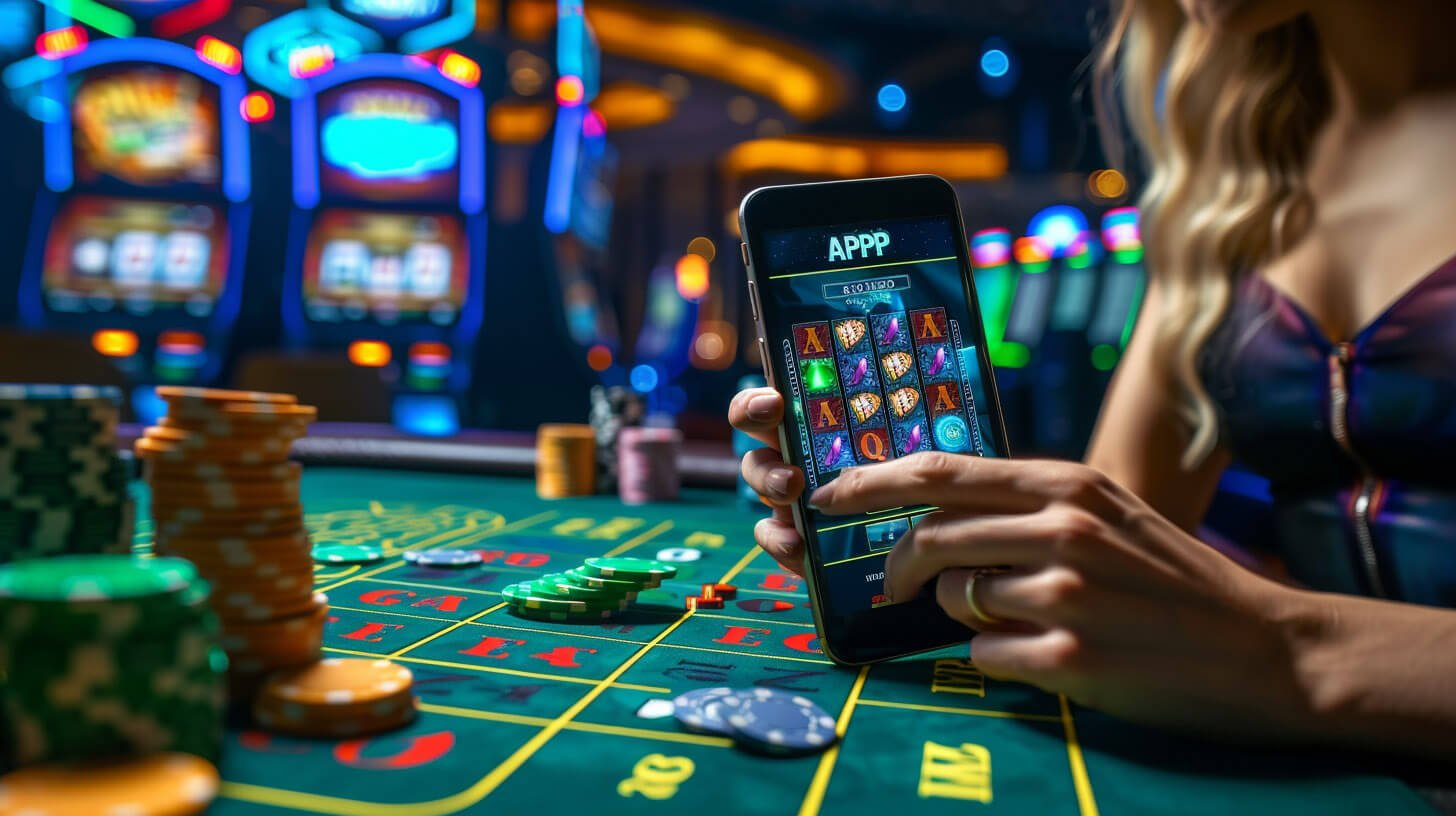 Live casino table with multiple camera angles and dealer interface